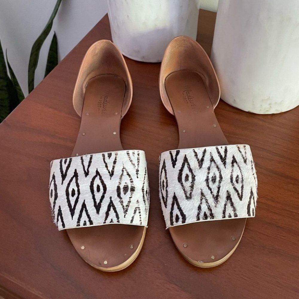 Madewell Thea Diamond ikat sandals size 6.5 - Picture 2 of 15